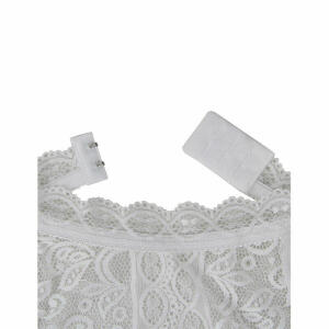 SUBBLIME - 953867 LACE BODYSUIT WHITE L/XL