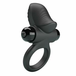 PRETTY LOVE - ADRIEN VIBRATING PENIS RING 10 FUNCTIONS BLACK