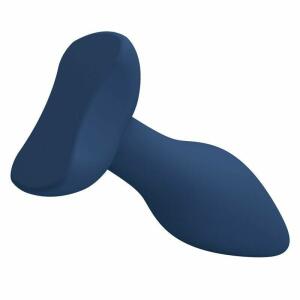 MR PLAY - TAPERED SILICONE ANAL PLUG BLUE S