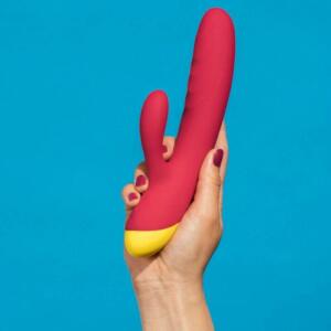 ROMP - JAZZ RECHARGEABLE RABBIT VIBRATOR RED