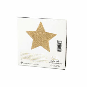 BIJOUX INDISCRETS - FLASH GOLDEN STAR NIPPLE COVERS