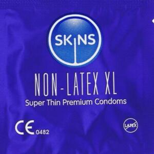 SKINS - LATEX-FREE CONDOMS XL PACK OF 4