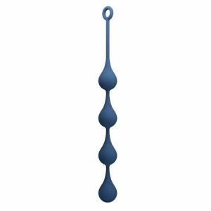 MR PLAY - BLUE SILICONE ANAL BEADS SIZE XL 52.5 CM