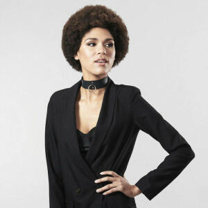 BIJOUX INDISCRETS - MAZE BLACK NECKLACE WITH STRAP
