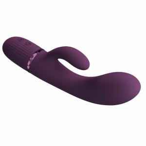 PRETTY LOVE - MARGIE RECHARGEABLE RABBIT VIBRATOR 10 FUNCTIONS PURPLE