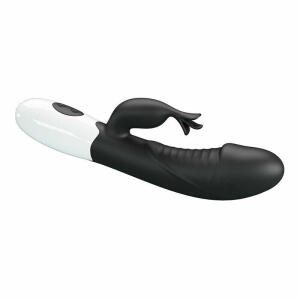 PRETTY LOVE - RASMUSSEN 30 FUNCTION RABBIT VIBRATOR BLACK
