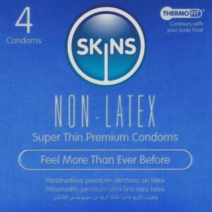 SKINS - LATEX-FREE CONDOMS PACK OF 4
