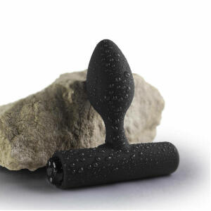 ROCKS-OFF - NOVA SOLARIS RECHARGEABLE SLIM & POWERFUL ANAL PLUG 16 FUNCTION BLACK