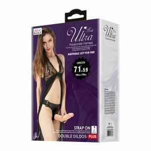 BAILE - ULTRA PASSIONATE DOUBLE DILDOS WITH HARNESS