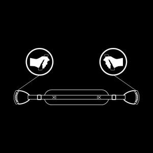 FETISH SUBMISSIVE - DOGGY STYLE HARNESS WITH NOPRENE LINING