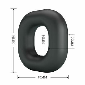 CRAZY BULL - WALDEN SUPER SOFT SILICONE COCK RING BLACK