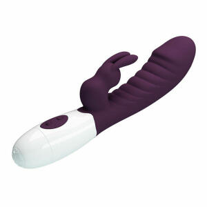PRETTY LOVE - NAUGHTY BUNNY 30 FUNCTION RABBIT VIBRATOR PURPLE