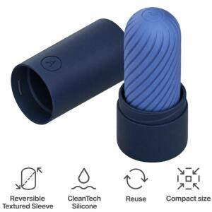 ARCWAVE - GHOST REVERSIBLE SILICONE STROKER BLUE