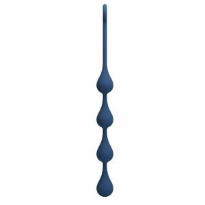 MR PLAY - BLUE SILICONE ANAL BEADS SIZE M 33 CM