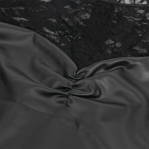 SUBBLIME - 955595 LONG SLEEVE DRESS WITH BLACK LACE S/M