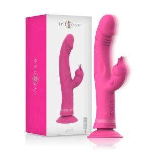 INTENSE - JULIO RABBIT VIBRATOR PINK SILICONE