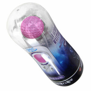 PRETTY LOVE - 360º TEXTURED MASTURBATION CUP CLEAR