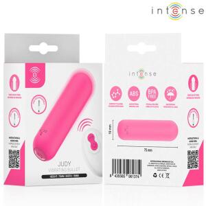 INTENSE - JUDY RECHARGEABLE VIBRATING BULLET WITH REMOTE CONTROL PINK