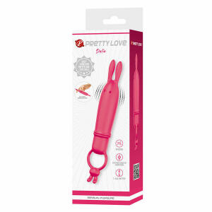 PRETTY LOVE - DELIA RABBIT VIBRATOR WITH RESISTANCE RING