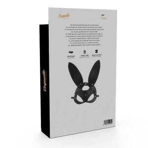 COQUETTE CHIC DESIRE - VEGAN LEATHER MASK WITH BUNNY EARS