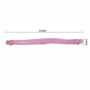 BAILE - PINK DOUBLE DONG 44.5 CM