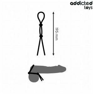 ADDICTED TOYS - SILICONE ROPE FOR THE DOUBLE LOOP PENIS