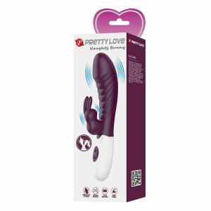 PRETTY LOVE - NAUGHTY BUNNY 30 FUNCTION RABBIT VIBRATOR PURPLE