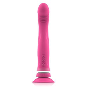 INTENSE - MICHELANGELO PINK SILICONE VIBRATOR DILDO