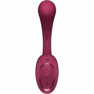 SATISFYER - G FOR GODDESS 2 RABBIT VIBRATOR BOTTLE BORDEAUX