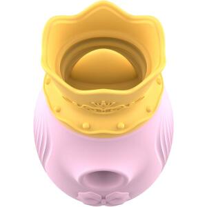 INTENSE - CLITORIS STIMULATOR 10 SUCTION AND LICKING MODES - PINK