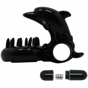 BAILE - SWEET RING RING WITH CLITORIS STIMULATOR DOLPHIN
