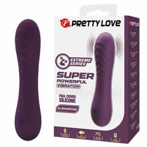 PRETTY LOVE - ALEXISROSE RECHARGEABLE VIBRATOR 10 FUNCTIONS PURPLE