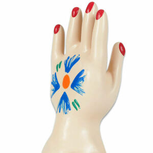 CONDOMERIE - HANDPAINTED NOVELTY CONDOMS HAND MODEL 1
