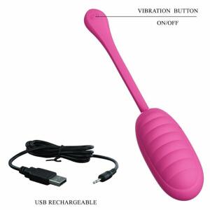 PRETTY LOVE - CATALINA PINK RECHARGEABLE VIBRATING EGG FREE APP
