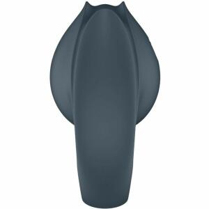 SATISFYER - PERFECT PAIR 2 MULTIVIBRATOR 2 IN 1 PENIS RING AND FINGER STIMULATOR GREY