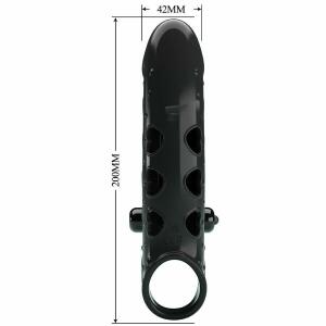 ROMANCE - VIBRATING PENIS SLEEVE BLACK