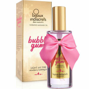 BIJOUX INDISCRETS - LIGHT MY FIRE MASSAGE OIL HEAT EFFECT GUM FLAVOR