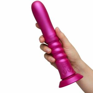 ROMP - JIGGLE UP AND DOWN VIBRATOR WITH PINK SUCTION CUP