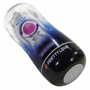 PRETTY LOVE - 360º TEXTURED MASTURBATION CUP CLEAR