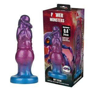 POWER MONSTERS - RIFT TITAN BICOLOR INFLATABLE FANTASY SILICONE DILDO 24 CM Ø 5 CM