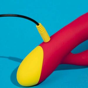 ROMP - JAZZ RECHARGEABLE RABBIT VIBRATOR RED
