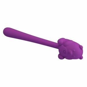 PRETTY LOVE - CUTE BEAR FLIRTING STICK RECHARGEABLE VIBRATOR