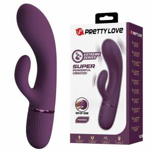 PRETTY LOVE - MARGIE RECHARGEABLE RABBIT VIBRATOR 10 FUNCTIONS PURPLE