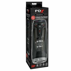 PDX ELITE - MOTO-BATOR PRO THRUSTING STROKER AUTOMATIC VIBRATING AND WARMING MASTURBATOR 26.5 CM