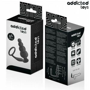 ADDICTED TOYS - ANAL PLUG WITH RING SILICONE MODEL 5
