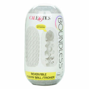CALEXOTICS - BOUNDLESS REVERSIBLE SQUISHY BALL STROKE YELLOW