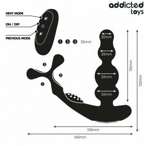 ADDICTED TOYS - ROTATING PROSTATE MASSAGER REMOTE CONTROL