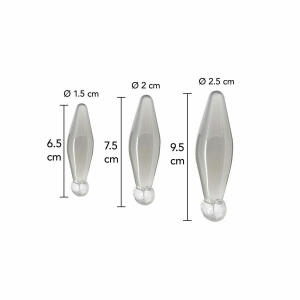 TOYJOY - ANAL PLAY 3-PIECE TRANSPARENT FINGER RIMMER