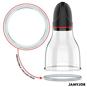 JAMYJOB - XPAND LITE AUTOMATIC TESTICLE PUMP 3 SUCTION LEVELS GREY