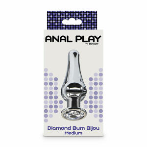 TOYJOY - ANAL PLAY DIAMOND BUM BIJOU MEDIUM ANAL PLUG